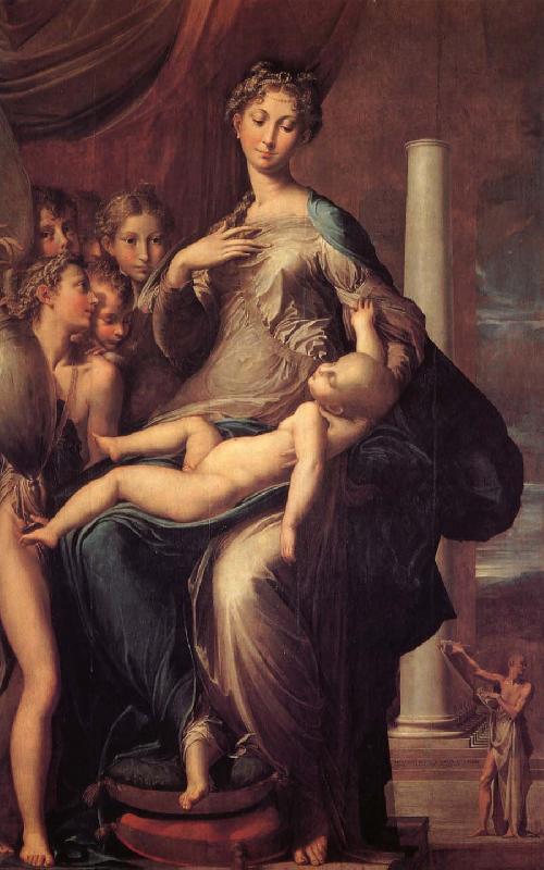 Girolamo Parmigianino Madonna and its long neck Germany oil painting art